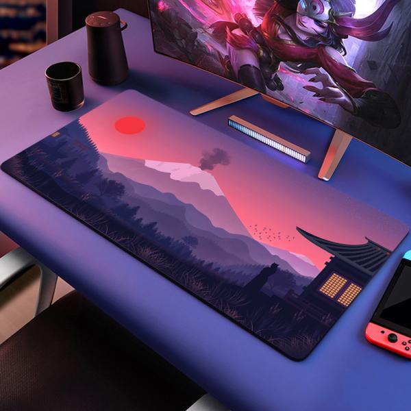 Gaming Style Custom Cartoon Character Keyboard Mouse Pad 900*400mm XL Mousepads with Logo