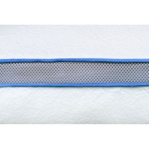 Shredded Gel Memory Foam Wedge Pillow Queen Size Bamboo Fiber Fabric Cover