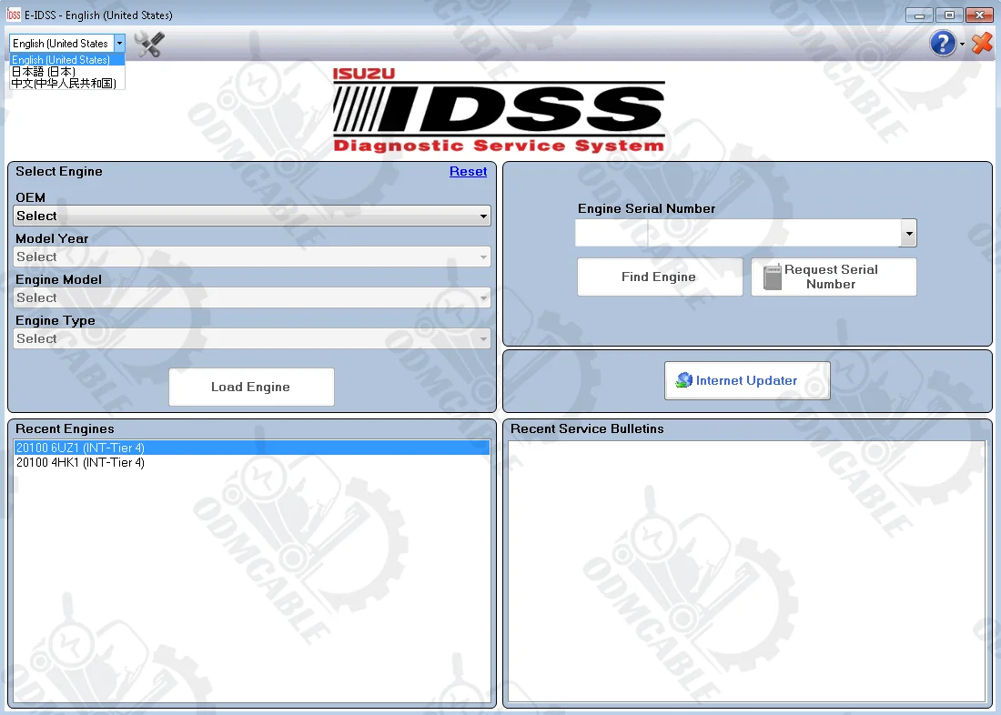For ISUZU IDSS Diesel Engine Truck Diagnostic Scanner For Isuzu G-idss E-idss Diagnostic Scanner Tool