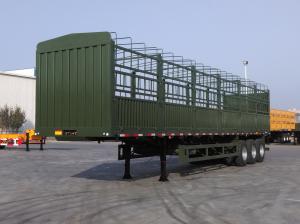 China tri axle semi trailer air bag suspension fence trailer for sale wholesale