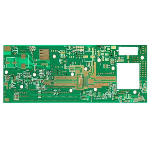 Rogers FR4 4L High Frequency PCB Black Solder Resist ENIG Surface