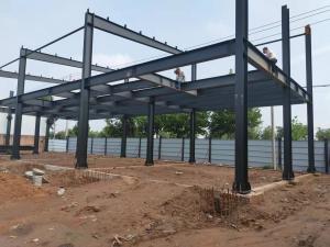 China Wind Resistanc Steel Fabricated Buildings Milk Dairy Cattle Cow Shed Farm Building on sale