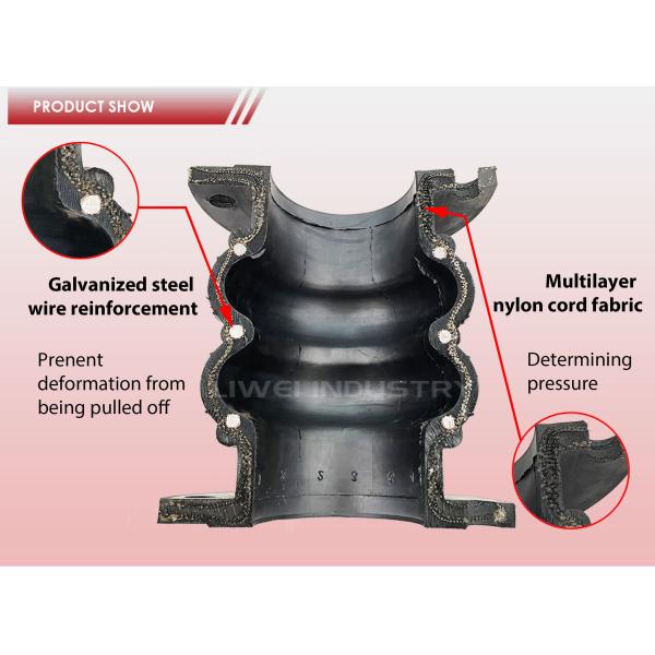 Stainless Steel Pipeline Concentric Reducer Rubber Expansion Joint