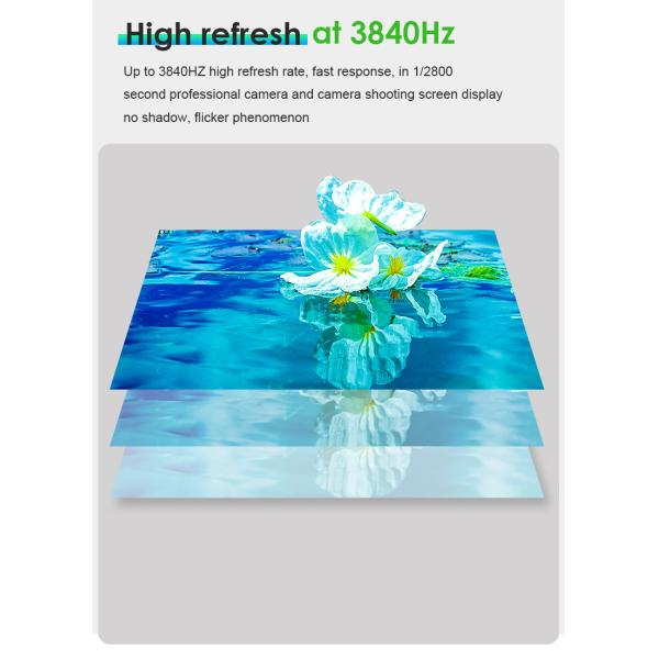 P4.81 Flexible Display Screen 4000cd/m2 SMD Display Panels 7680Hz