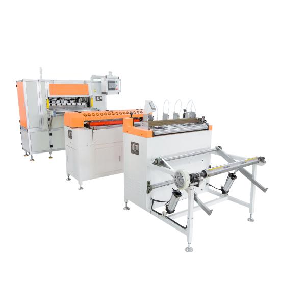 Computerized HEPA Filter Pleating Machine 1KW Knife Paper Pleating Machine 1300mm Working Width