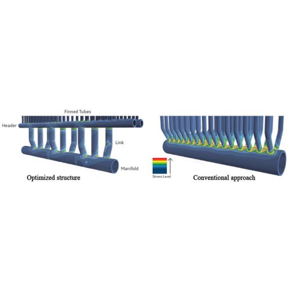 ASME Certification CFB Boiler Manifold Headers Pressure Parts For Utility Boiler