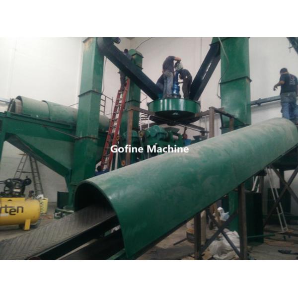 Compact Compound Fertilizer Production Line , Double Roller Fertilizer Granulator