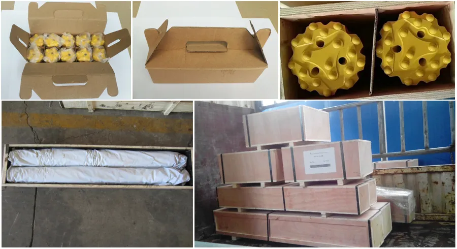 7 Degree Rock Drill Tapered Button Bit High Strength