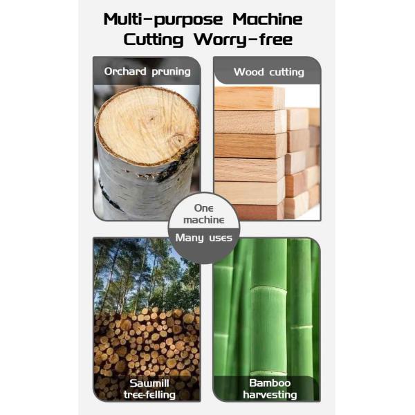 Handheld Lithium Battery Chain Saw Home Rechargeable Outdoor Logging Pruning Chainsaw One Handed