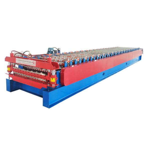 Full Automatic Double Layer Roll Forming Machine Power 5.5 Kw Size 7000*1500*1600mm