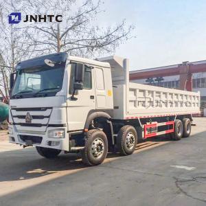 China SINOTRUK HOWO 8X4 371hp Removable cargo box Dump truck Flat Bed Tray Tipper wholesale