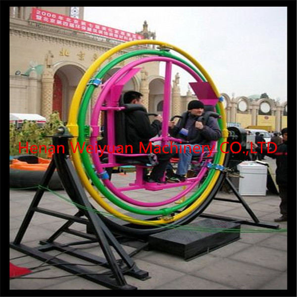ISO, CE, TUV, BV certification human gyroscope 2seats virtual reality simulation rides for sale