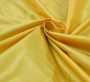 China Garment Gold Taffeta Fabric , 100% Polyester PU / PA  Coated Polyester Taffeta wholesale