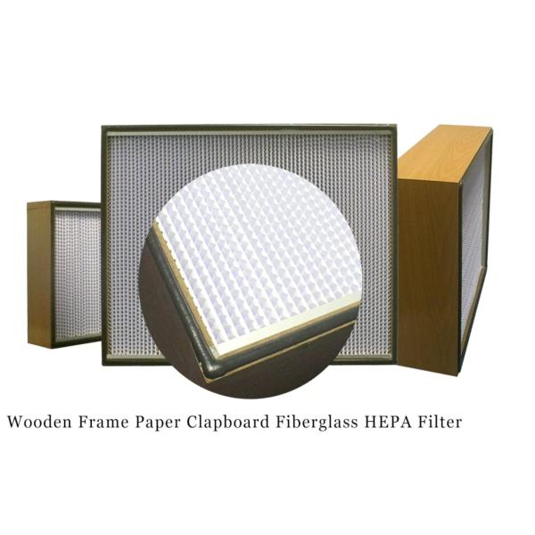 Custom Size 99.99% HEPA Efficiency PP+PET Hepa Filter H13 H14 Class Fiberglass Material Laminar Air Flow Home Use Restaurant