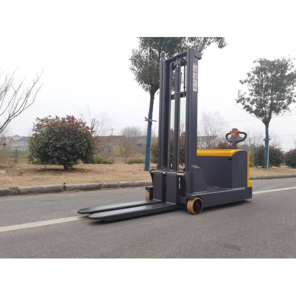 Superior quality 1.2ton 2m Electric powered stacker Walk behind forklift
