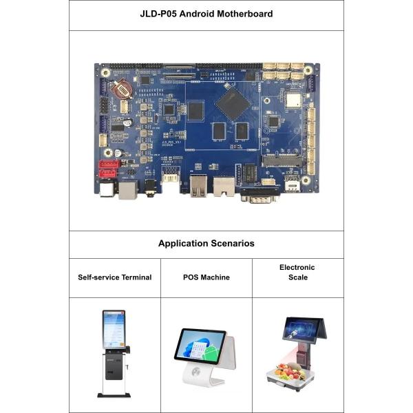 Rk3568 Board ARM G52 2EE POS Motherboard 2G/4G/8G DDR4 Memory For Options