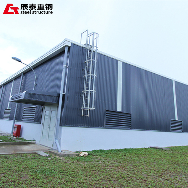 Wide Span Prefab Steel Frame Building Construction Weatherproof