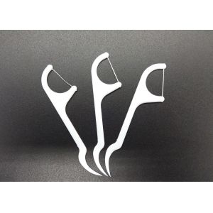Buy cheap Eco Friendly Plastic Dental Floss Toothpick , Disposable Dental Floss Picks from wholesalers