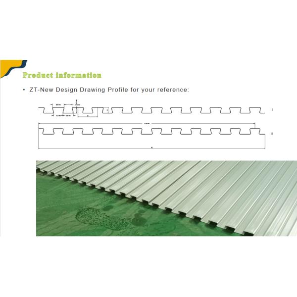 Structural Ppgi Floor Decking Machine Facade Wall Cladding Panel Roll Former Machine