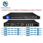 IRD 8 DVB - S DVB - S2 To DVB - T Transmodulator Supporting CAM / CI Card