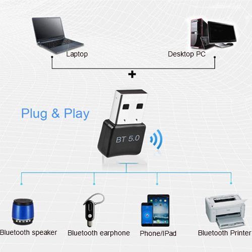 RTL8761B Bluetooth Adapter For Stereo Receiver 13g Lightweight