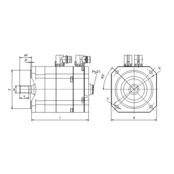 3kw MG_160_130_3 0_S0 Kuka Servo Motor In Industrial Automation