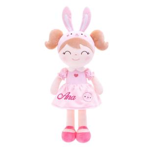 China Lovely Girl Dressing Anime Plush Toys PP Cotton Filler 25cm For Gifts wholesale
