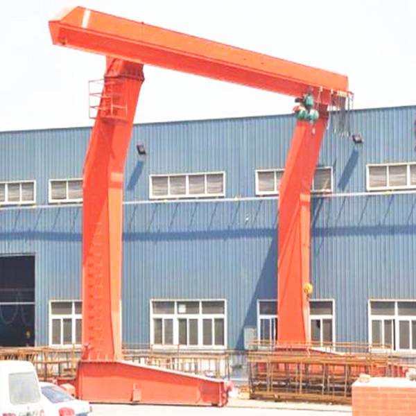YT Famous Oversea Installation L Type Single Girder Gantry Crane With Top Running Hoist