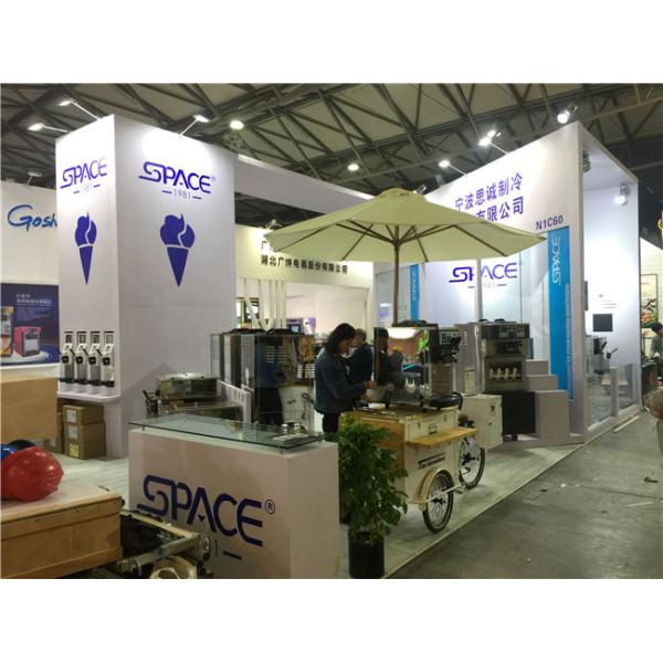 Professional Commercial Ice Cream Machine With Air Pump Feed And 3 Compressor