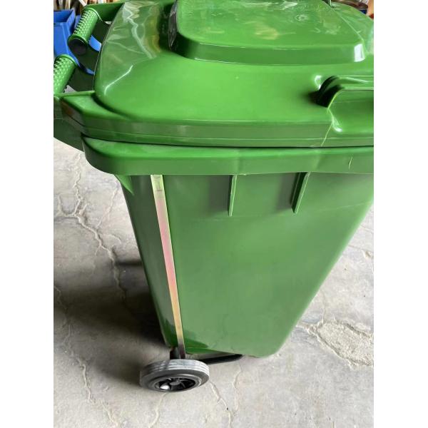 HDPE 240 Liters Trash Bin OEM ODM 240L Garbage Bin Black Blue