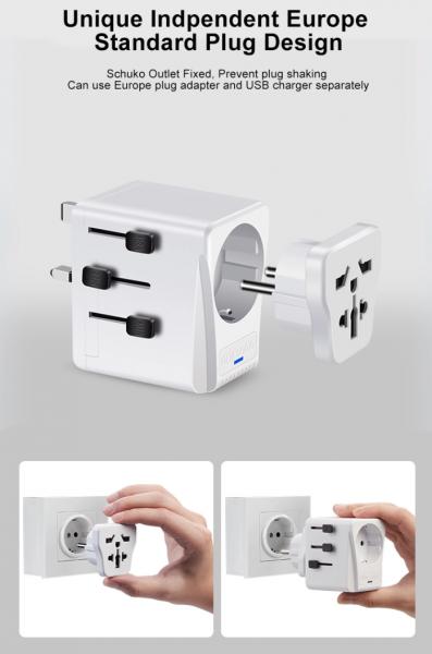 Universal USB Travel Adapter Phone Accessories Mobile