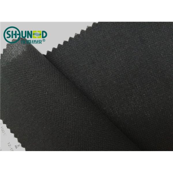 Eco Friendly Drill Fusing Woven Interlining Broken Twill Weave For Garment