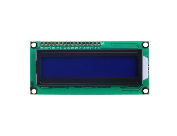 Quality LCD Display Arduino Sensor Module LCM 16x2 Blue Backlight HD44780 2 Years Warranty for sale