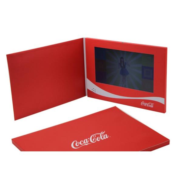 2017 Customized printing 7inch lcd screen video brochure for advertising