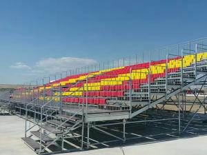 China Riser Scaffolding Temporary Demountable Grandstand Seating on sale