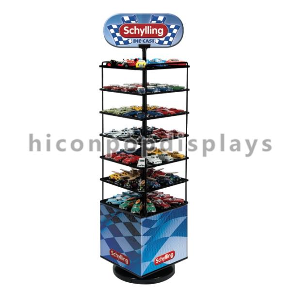 Free Standing Spinner Display Rack 7 Layers Hanging Kids Playthings