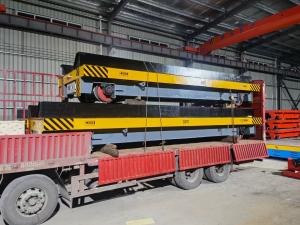 China 1000-5000kg Load Electric Powered Rail Transfer Trolley With ZG55 Wheels wholesale