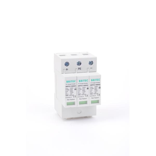 GDT 1000V Type 2 DC Surge Protection Device 35 Mm Solar Spd PV