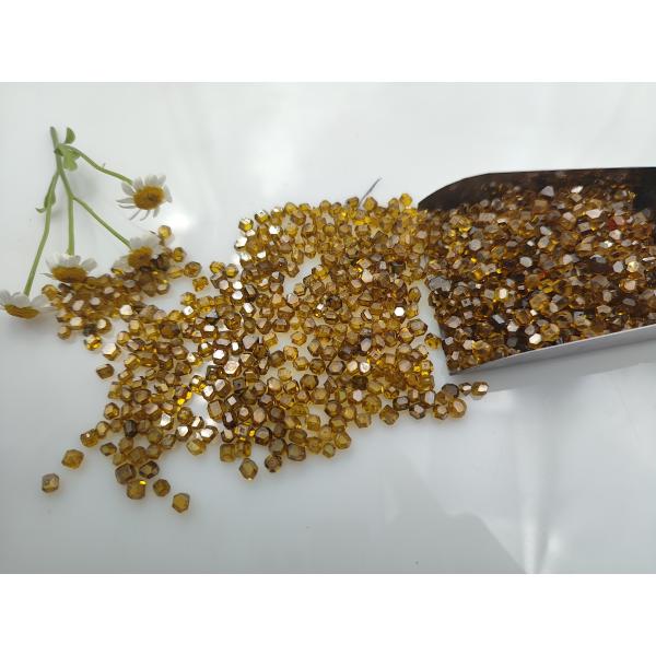 Tower Shape HPHT Lab Grown Diamonds Yellow Mono Big Diamond Stone