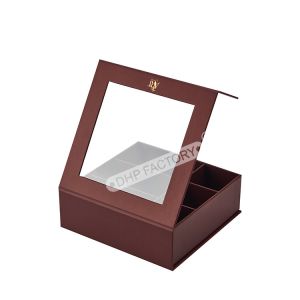 Sturdy Luxury Chocolate Boxes Packaging Chocolate Paper Box With Clear Window