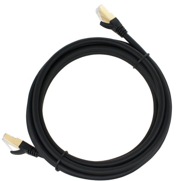 Shielded 30m 26AWG 8P8C Cat7 Patch Cord For Communication