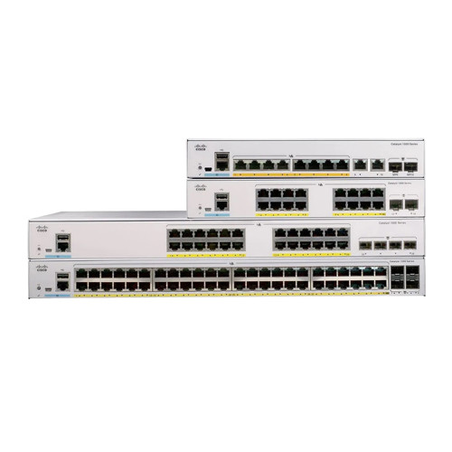 48 Port Gigabit Switch RJ45 4 SFP Uplinks Data Communication Access Switch Cisco C1000-48T-4G-L