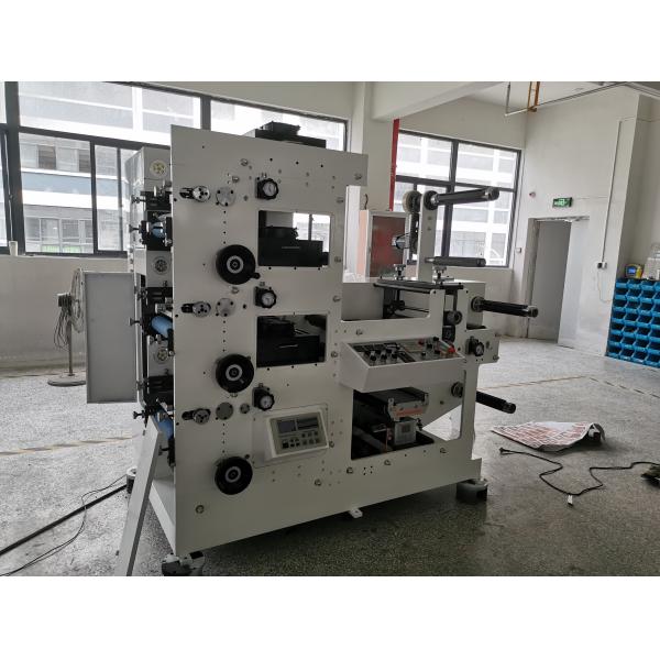 Rotary Die Cut Label Sticker Printing Machine 3 Color 420 Model CE Approval