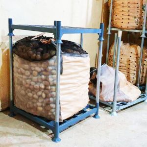 Round Post Foldable Stacking rack Demountable Stacking rack Stackable Rack