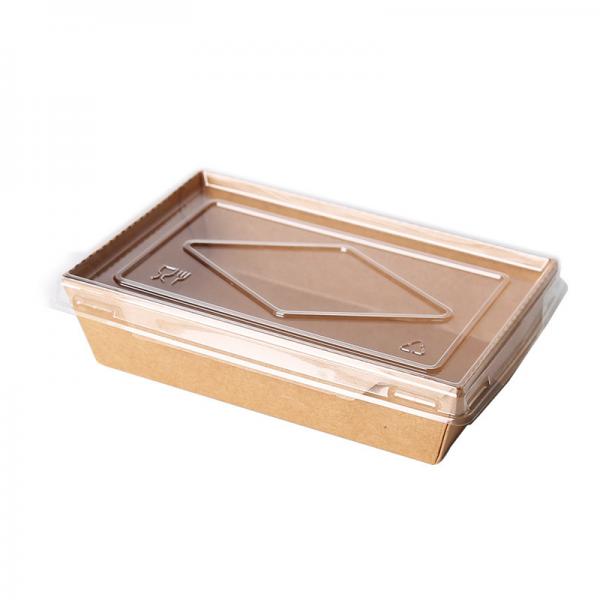 Quality Visible Brown Leakproof 500ML Bio Takeaway Containers for sale
