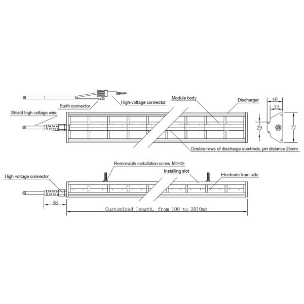 Multi function Stable Microcurrent Anti Static Bar For Ceramics Making