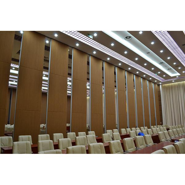 OEM Wooden Partition Wall Fire Prevention Sliding Wall Divider
