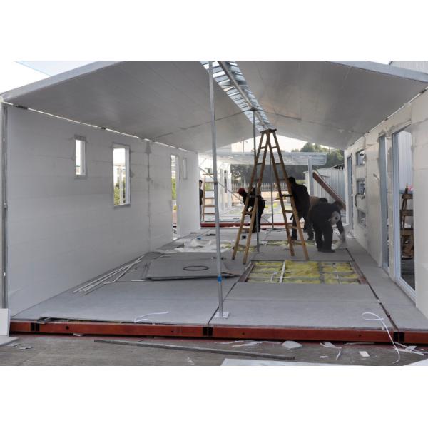 Light Steel Frame Prefabricated Homes Hurricane Resistant Fast Assemble House Kits With Folding System