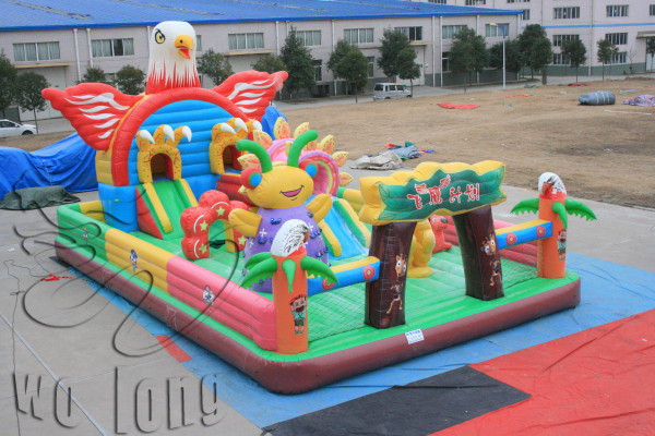 kids favorite jumping castle, inflatable castle, inflatable bouncer with slide