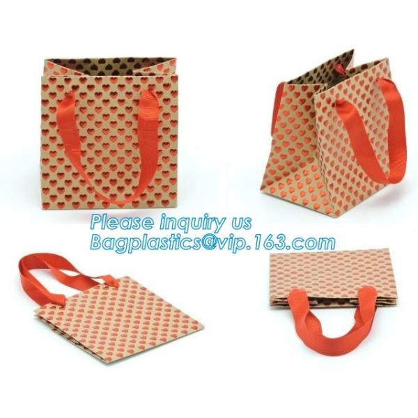 Custom Logo Printed New Style White Kraft Paper Bag With Twisted Handle,recyclable twist handle printed shopping brown k